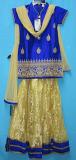 Long Kurti Indian Pawdra Lehenga Chaniya Choli for 3-7 Year Girls #8060